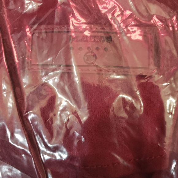 NWT BLANKNYC Faux Suede Drapey Jacket In Burgundy Size‎ XS - Picture 4 of 4